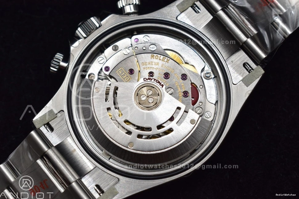 SS Daytona Dial And 728 MoistureWicking 116500 V3 Bracelet Black Case Clean 904L 0125